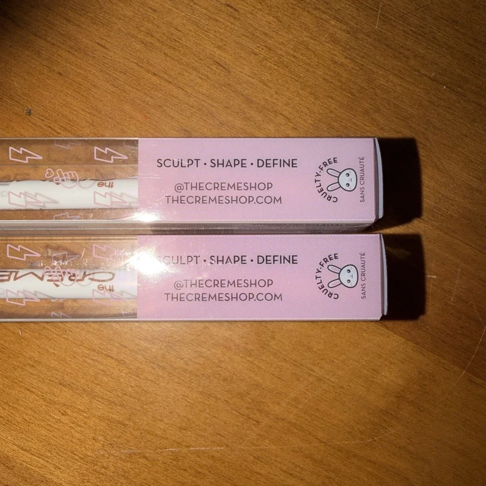NEW The Creme Shop Micro Brow 2 In 1 Retractable Brow Pencil Spoolie Auburn X 2